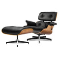 2026 NewLounge Chair, Mid Century Lounge Chair,Top Grain Leather Sofa for Living Room, Indoor Modern Lounge Chair and Ottoman Set, Chaise Lounge for Office, Study