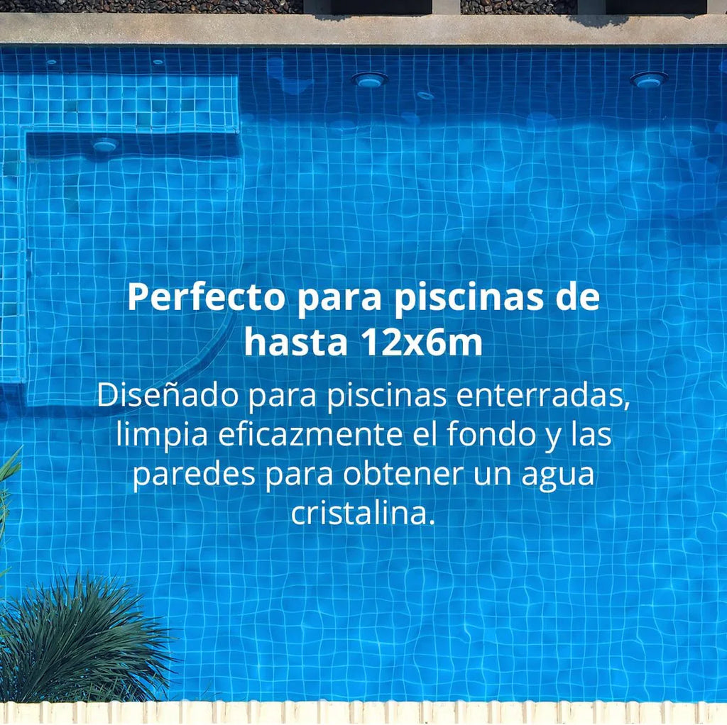 2026 Robot limpiador hidráulico Zodiac MX8 para piscinas enterradas de hasta 12 x 6 m.