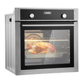 2026 NewKFFKFF Single Wall Oven, 24" Electric Oven for Built-in Installation, Offers 9 Cooking Modes, 2.68 Cu.Ft Capacity, Includes Timer, 2800W Power