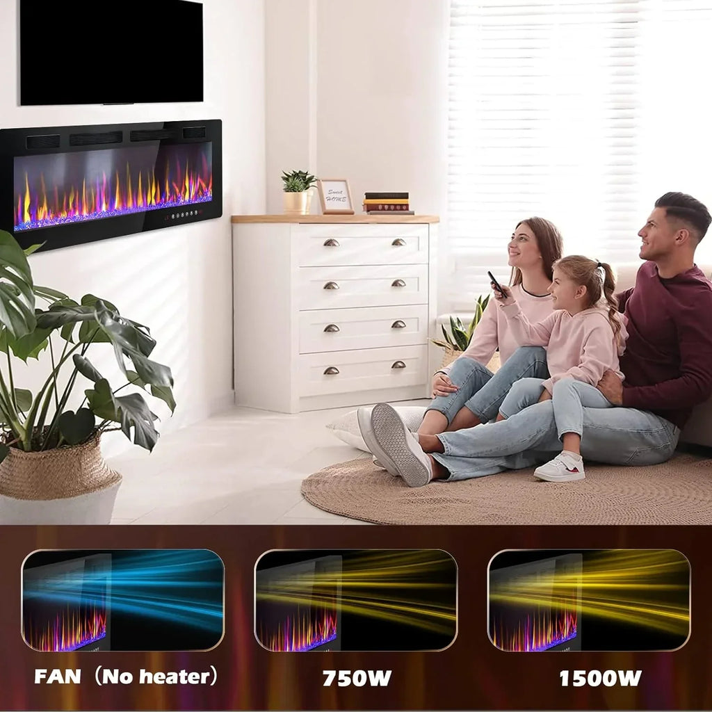 2026 NewVitesse Electric Fireplace 50 in 1500 W