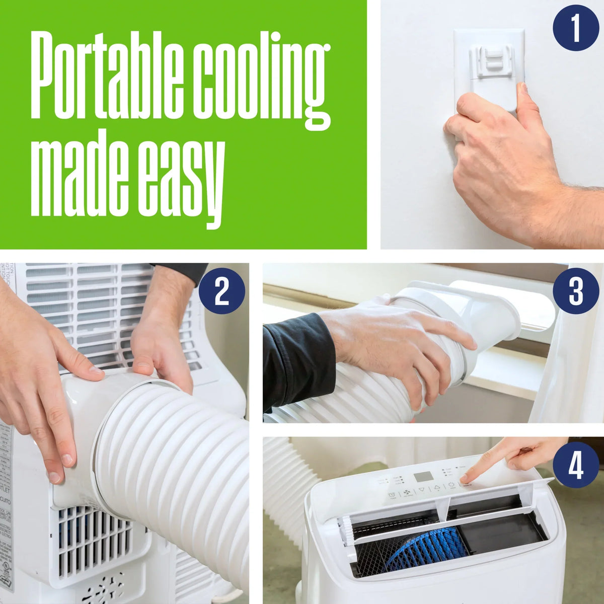 2026 NewWestinghouse 12,000 BTU Portable Air Conditioner & Dehumidifier with Remote & Smart App, up to 550 Sq Ft