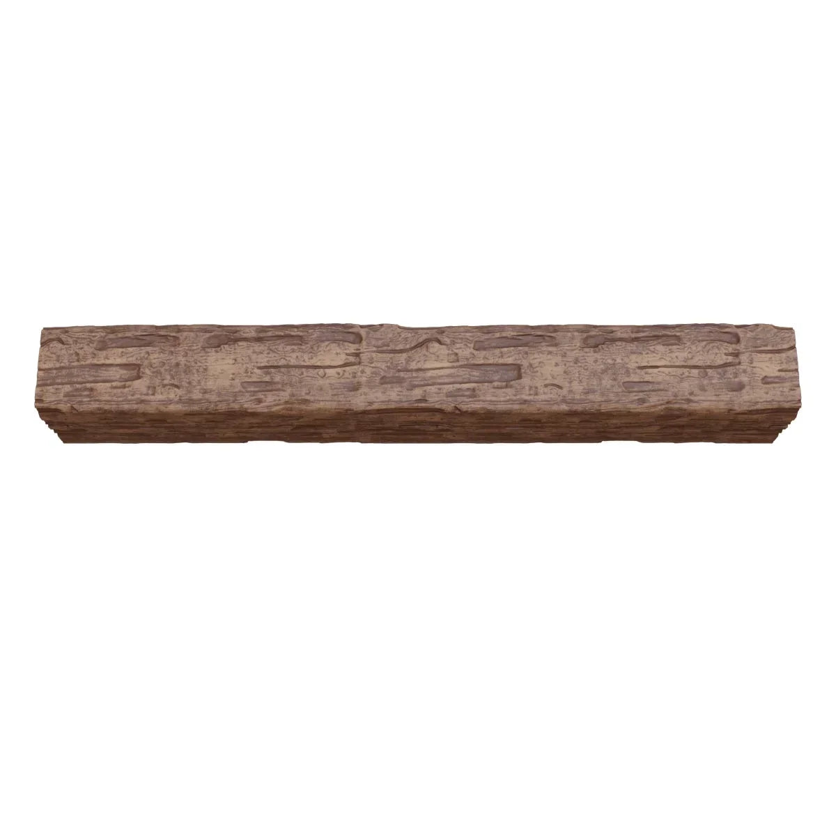 2026 NewEkena Millwork 3 1/2"W x 3 1/2"H x 120"L 3-Sided (U-Beam) Salvaged Timber HeritageTimber Faux Wood Ceiling Beam, Kona Brown