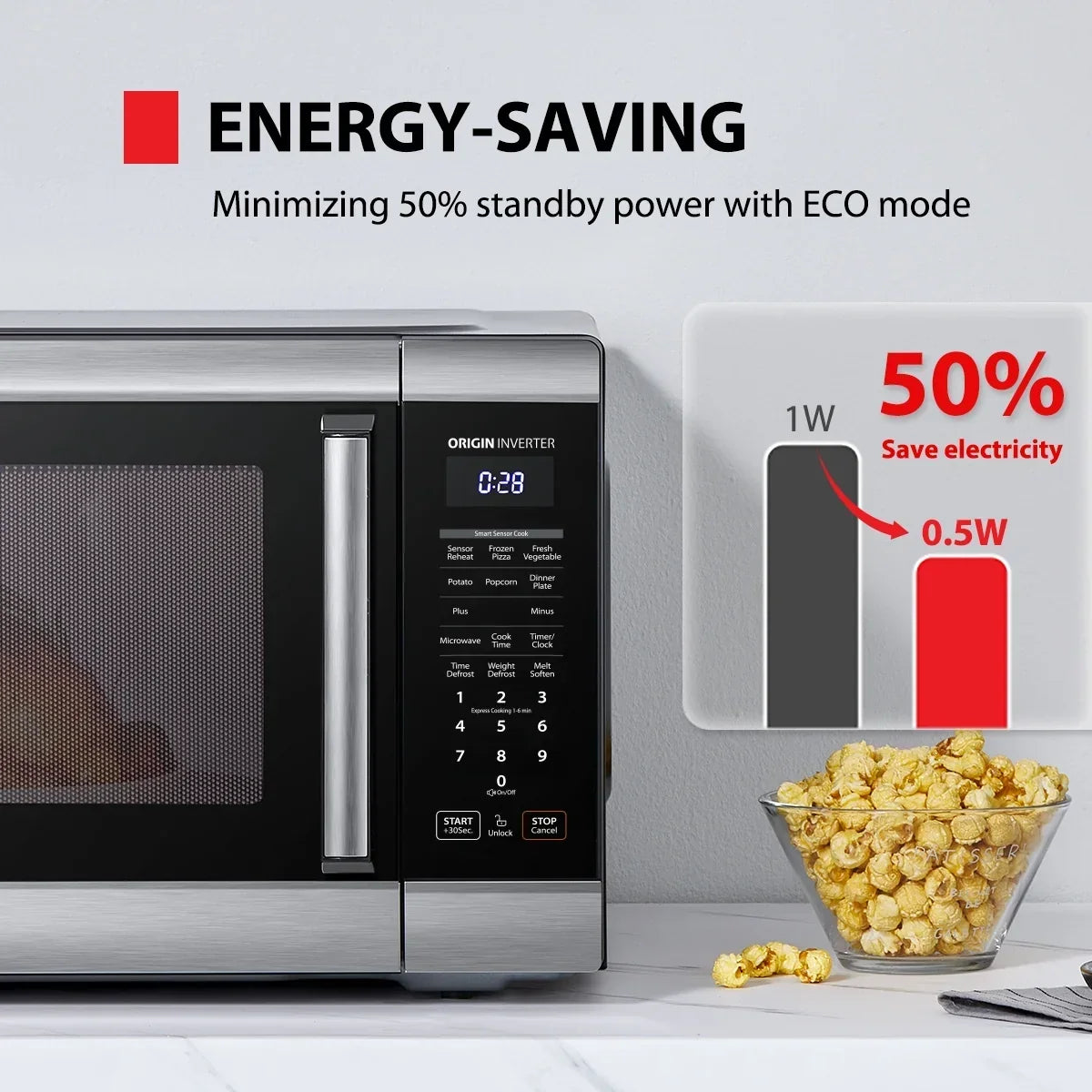 2026 NewToshiba 2.2 cu. ft. 24.4'' Microwave Oven in Stainless Steel
