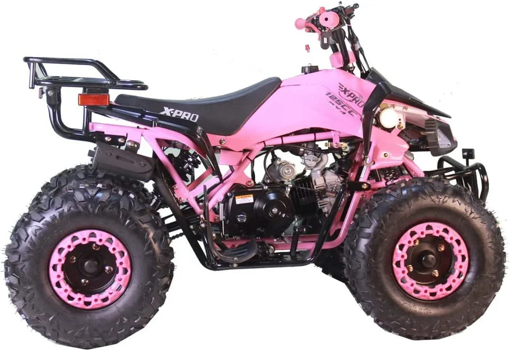 2026 NewX-Pro Brand New 125cc Gas ATV, Automatic Transmission w/Reverse Remote Control Big 19"/18" Tires