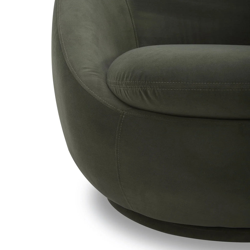 2026 NewBetter Homes & Gardens Mira Swivel Accent Chair, Cream Shearling