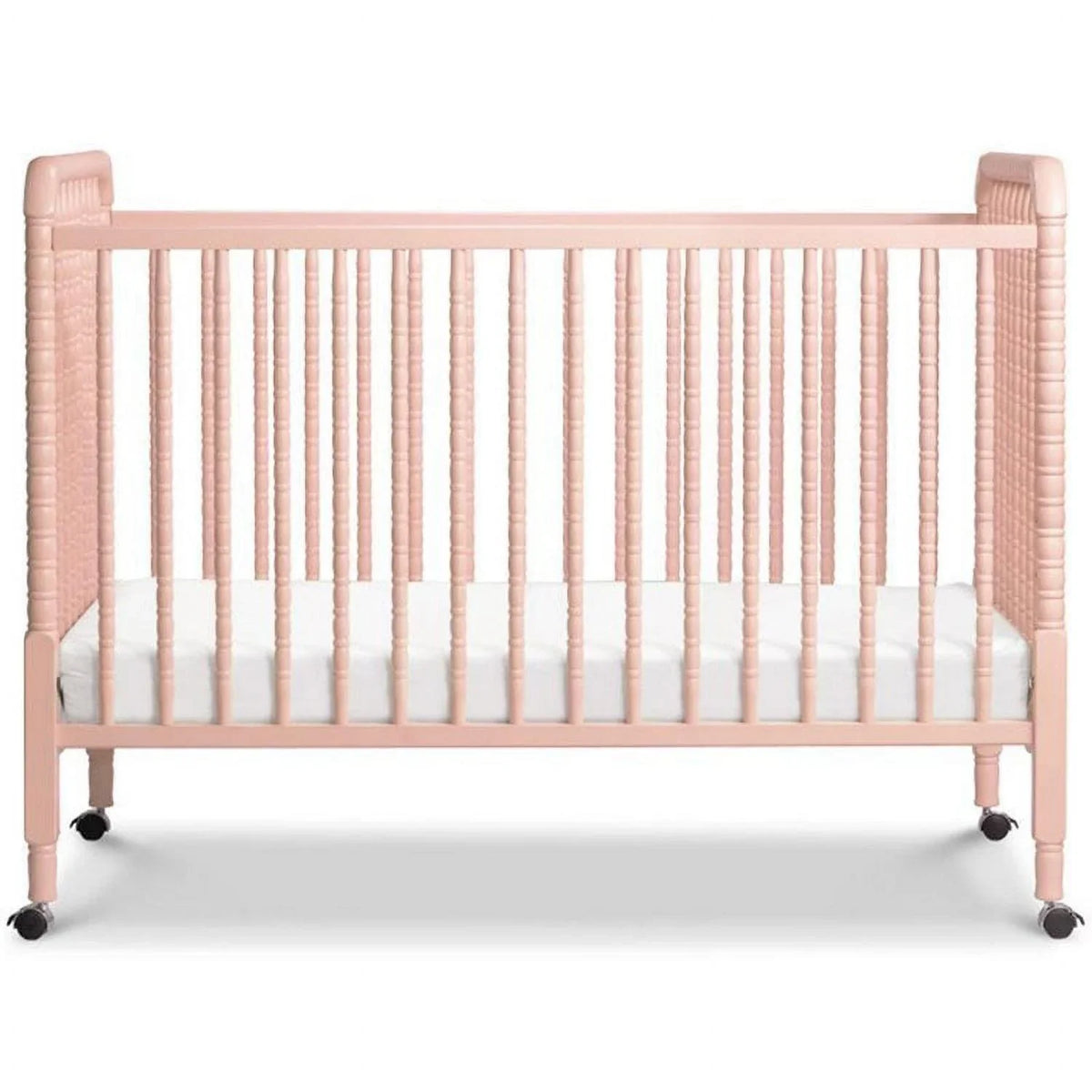 2026 NewDaVinci Jenny Lind 3-in-1 Convertible Crib in Pink Blush