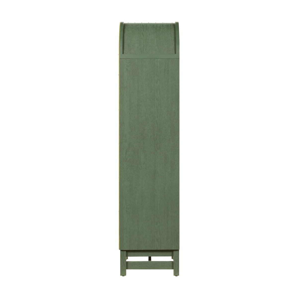 2026 NewBetter Homes & Gardens Juliet Narrow Arch Bookcase, Deep Green and Light Honey