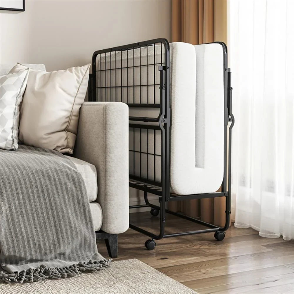 2026 NewKepooman Twin Size Folding Bed with Memory Foam Mattress and Heavy-duty Metal Frame