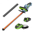2026 NewWORKPRO 20V Cordless Hedge Trimmer, 20" Dual Action Blades Electric Hedge Trimmer, with Battery and Charger