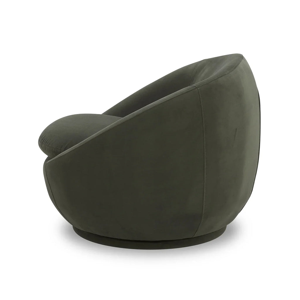 2026 NewBetter Homes & Gardens Mira Swivel Accent Chair, Cream Shearling