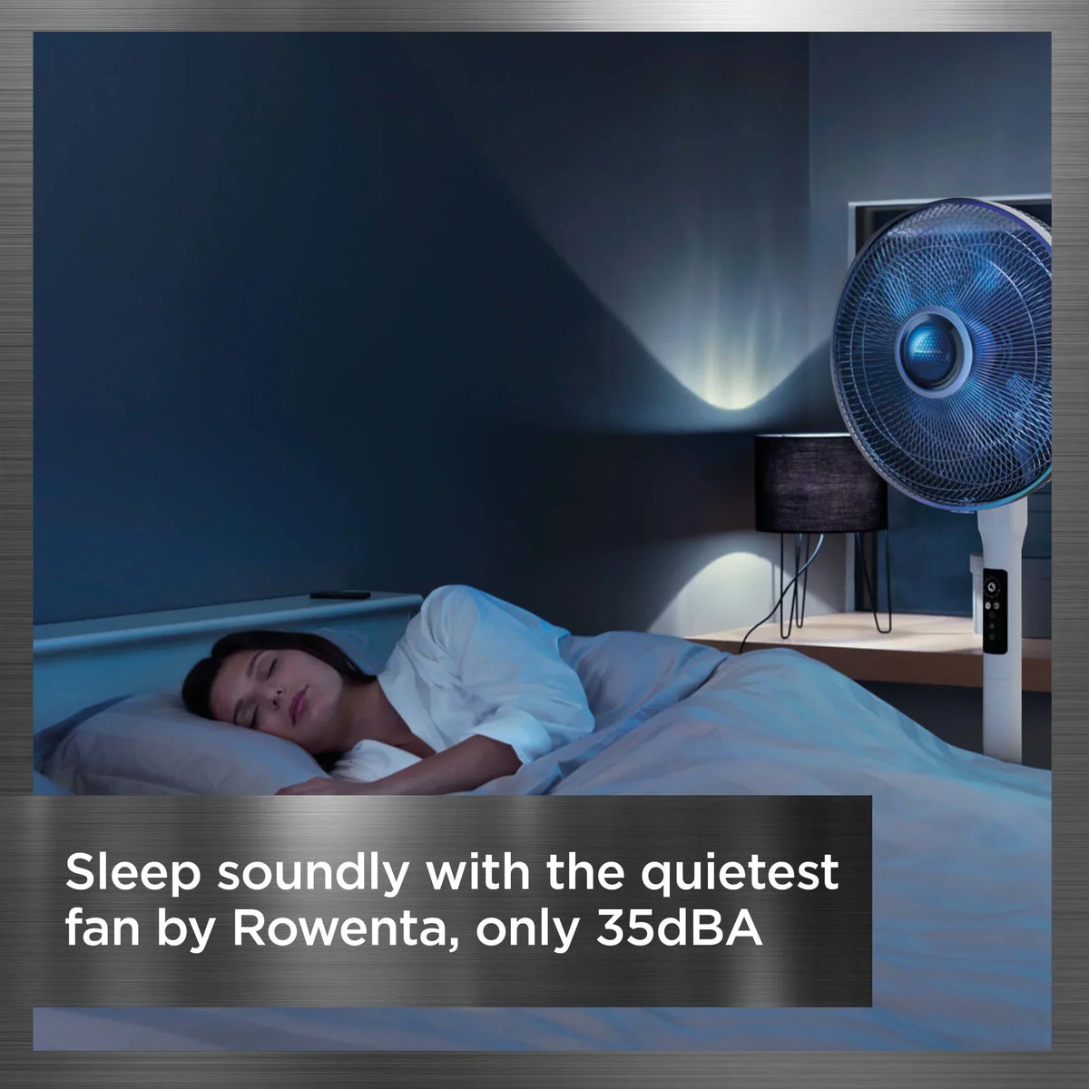 2026 NewRowenta Turbo Silence Standing Floor Fan with Remote, 53 Inch, Portable, 5 Speeds, VU5670