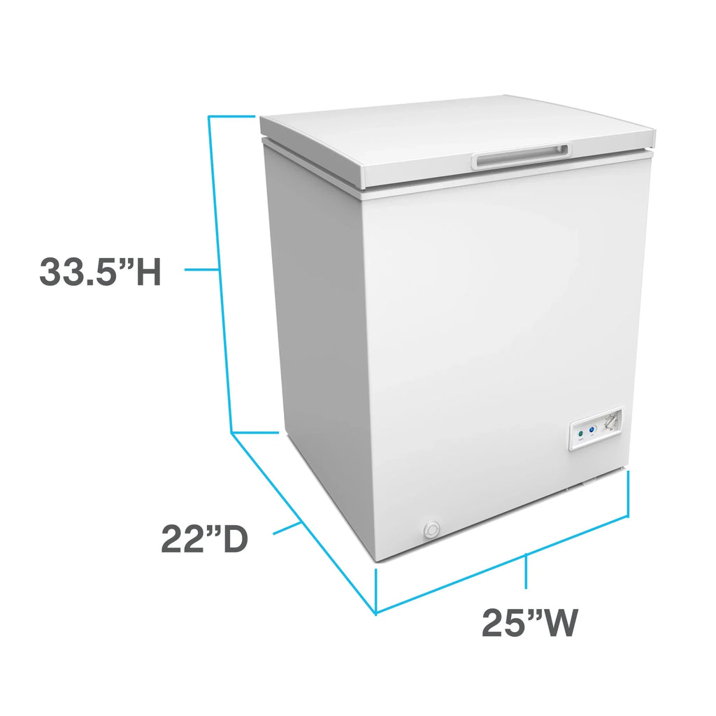 2026 NewAvanti Garage Ready Chest Freezer, 5.0 Cu. ft. Capacity, in White (?CF5F0W)