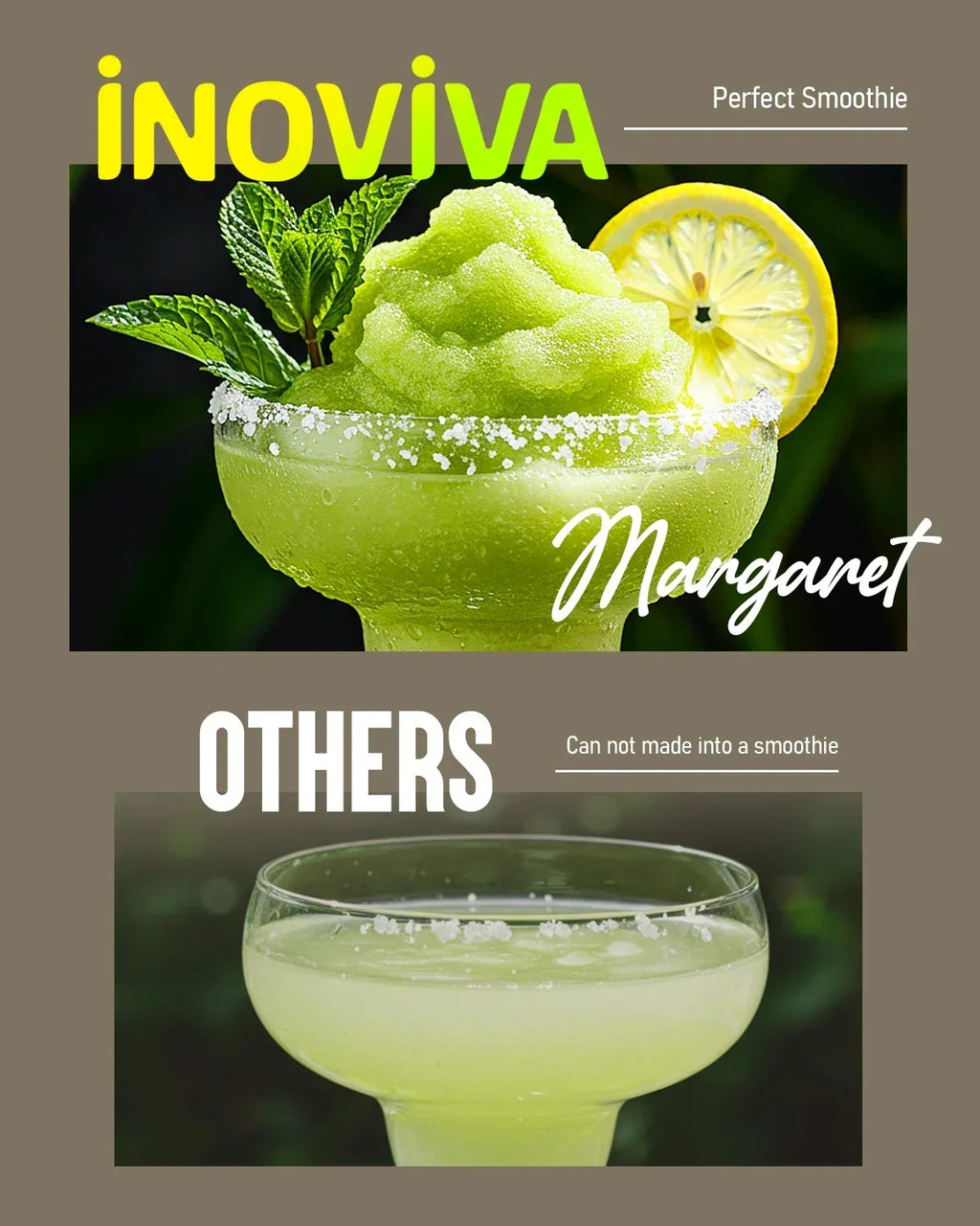 2026 NewSlushie Machine, No Ice Needed, 88 oz INOVIVA Slushy Machine for Home with Self-Cleaning Function, Professional Frozen Drink Maker, 5 Preset Programs, Frozen Margaritas, Frappés, Milkshake, and More