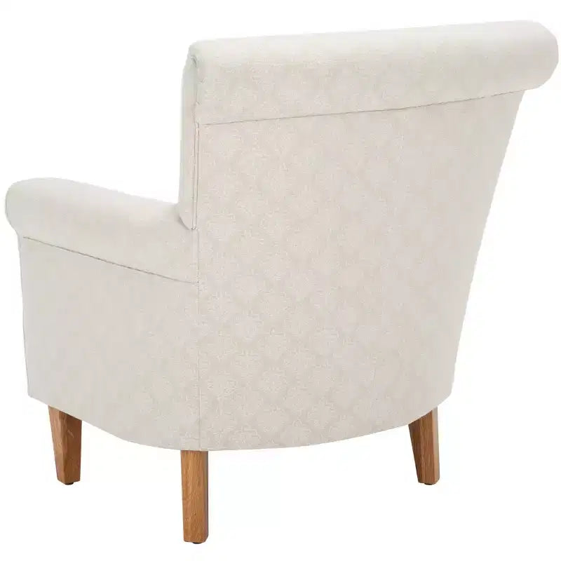 2026 Sillón decorativo tapizado de 1 plaza, beige/verde/azul/rojo