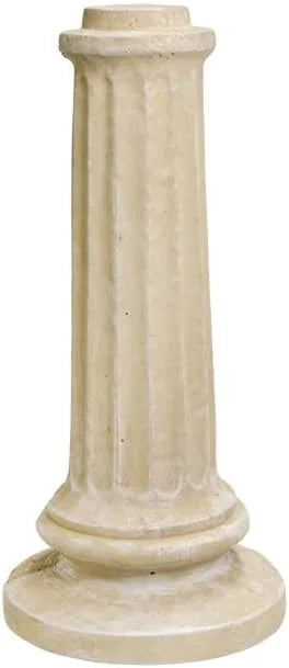 2026 NewSolid Rock Stoneworks 2 Piece Collanade Birdbath - 26" Tall - Desert Sand Color