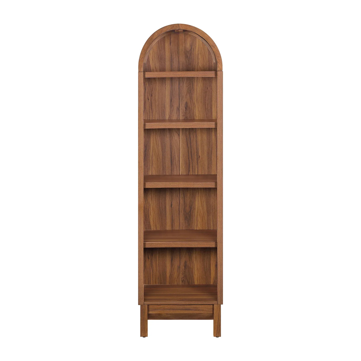 2026 NewBetter Homes & Gardens Juliet Narrow Arch Bookcase, Deep Green and Light Honey