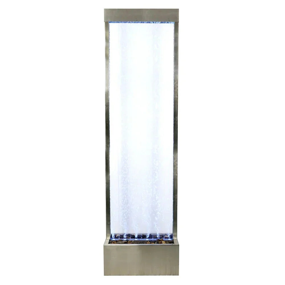 2026 New72'' Acrylic Bubble Fountain, Standing Bubble Panel, Color Lights/Remote Ctrl