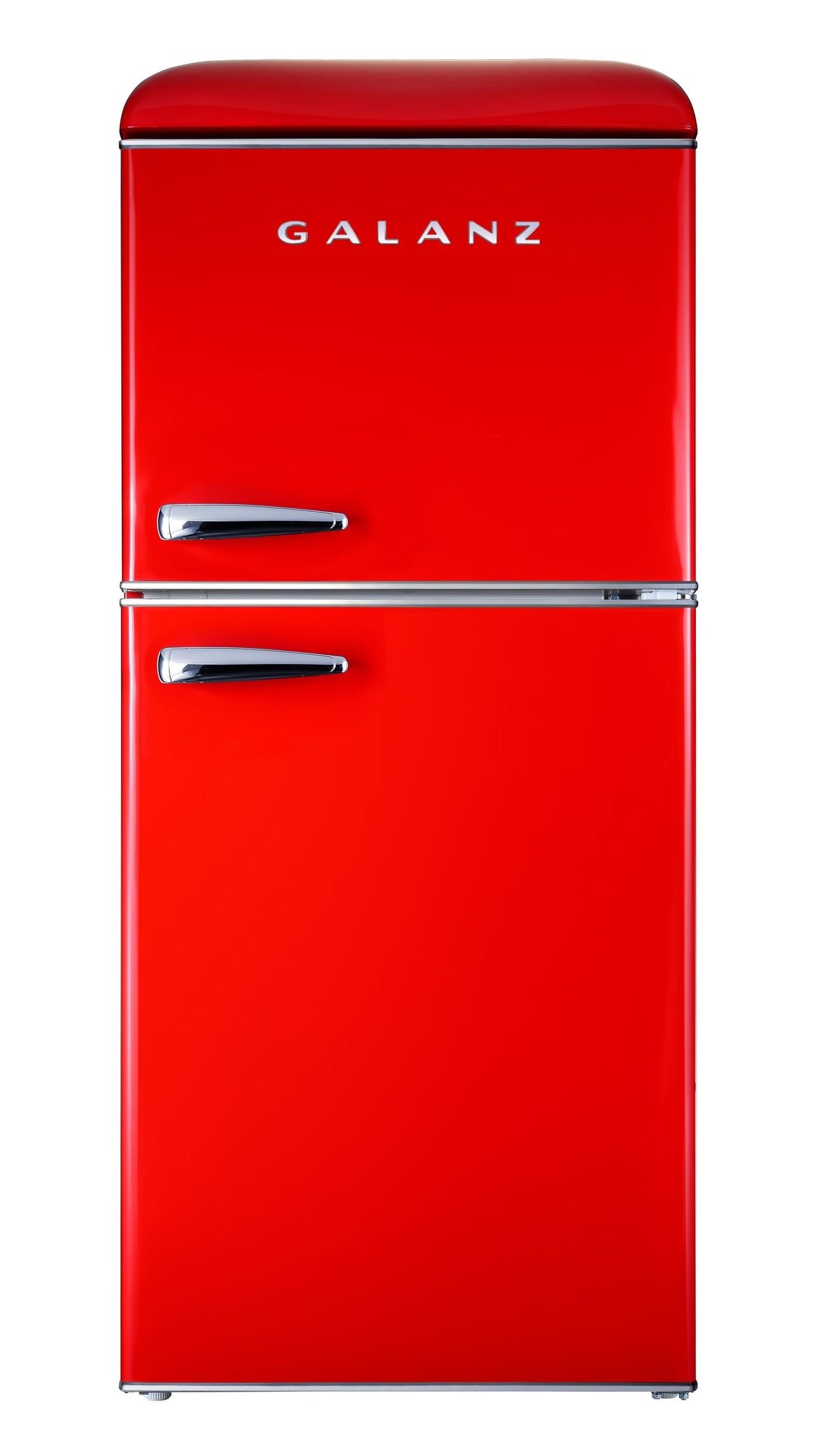 2026 NewGalanz 4.0 cu ft Retro Two Doors Refrigerator, Red