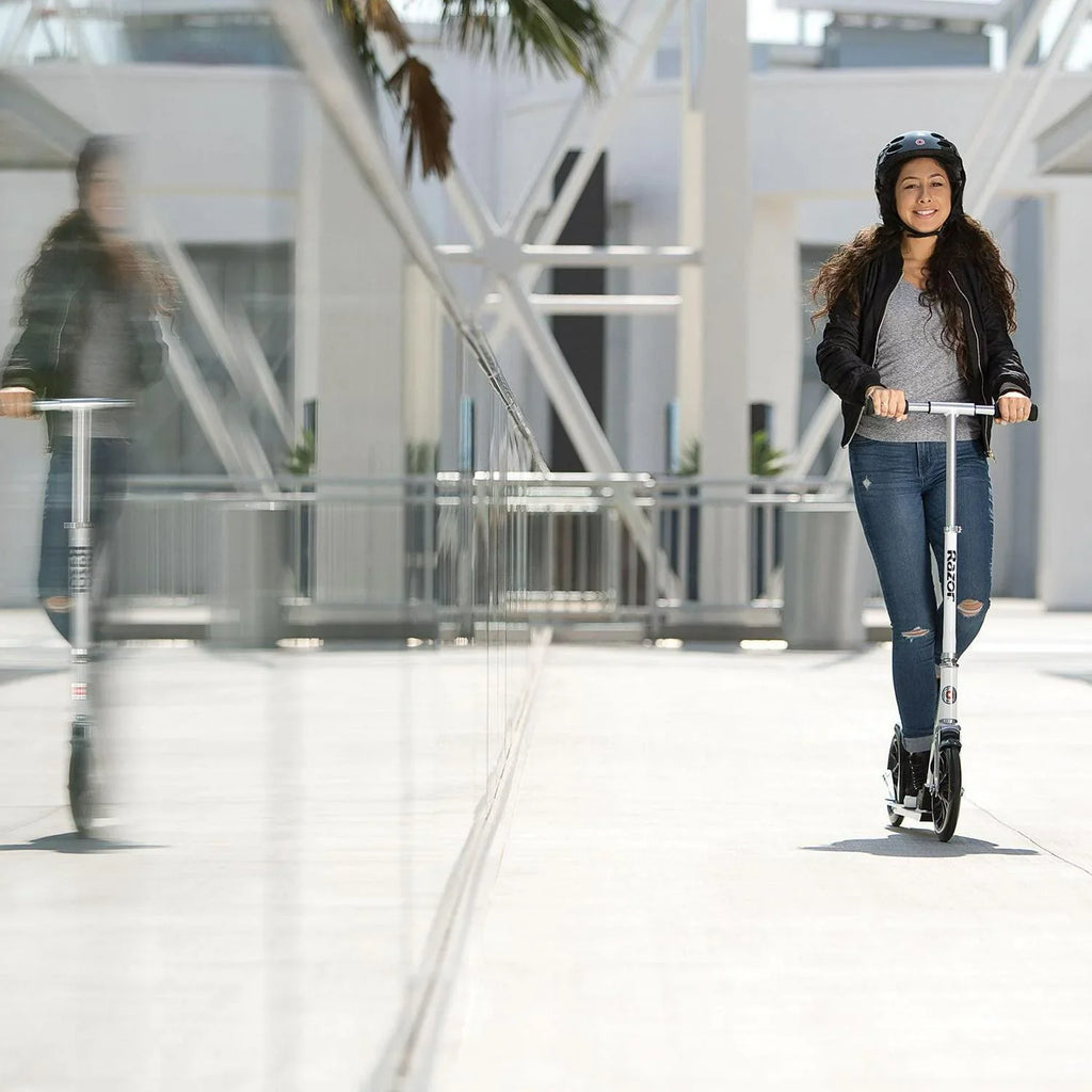 2026 NewRazor A6 Folding Kick Scooter - 10″ Large Wheels. Aluminum Frame. for Teen & Adult up to 220 lb