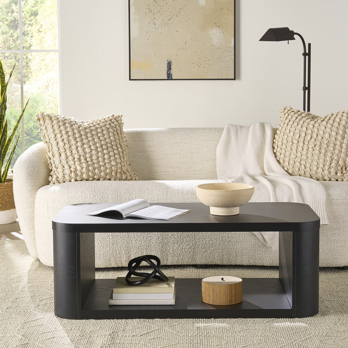 2026 NewBetter Homes & Gardens Juliet Coffee Table, Light Honey Finish