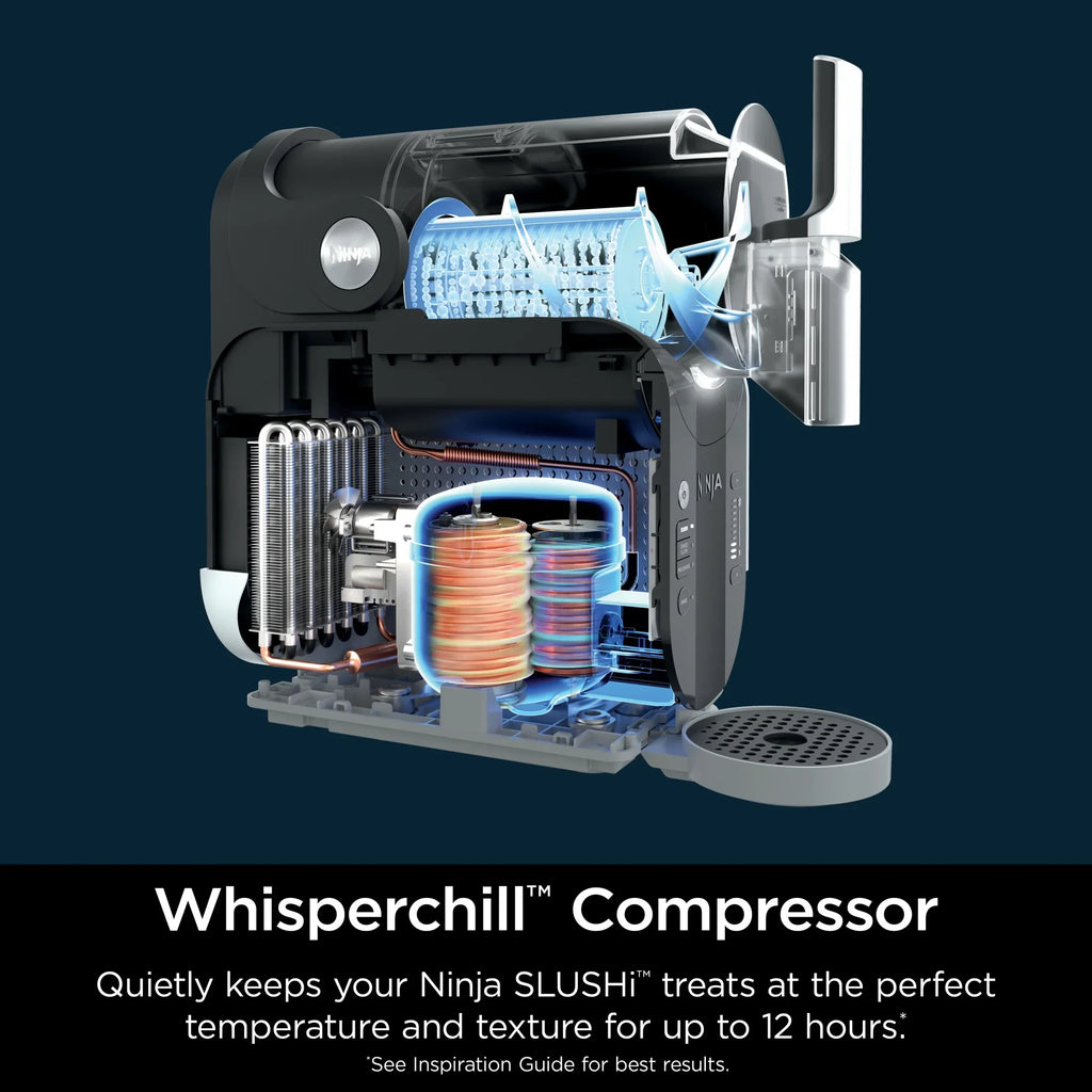 2026 NewNinja SLUSHi with RapidChill Technology, 72 oz. Frozen Drink & Slushie Machine, 3 Presets, Margaritas, Frappes, Dishwasher Safe, Gray, FS300