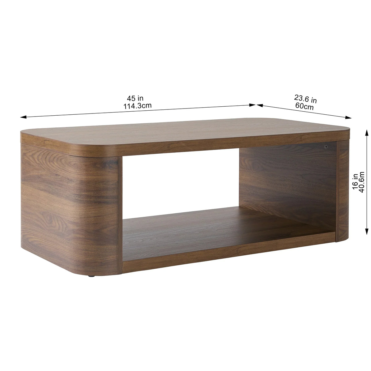 2026 NewBetter Homes & Gardens Juliet Coffee Table, Light Honey Finish