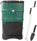 2026 NewInsulated Compost Bin with Ventilation System - Quickly Composting All Year Round,A Reservoir at The Bottom Design to Collect The Leachate (Green)