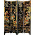 2026 NewHandmade Wooden 6-foot Four Seasons Flowers Room Divider (China)
