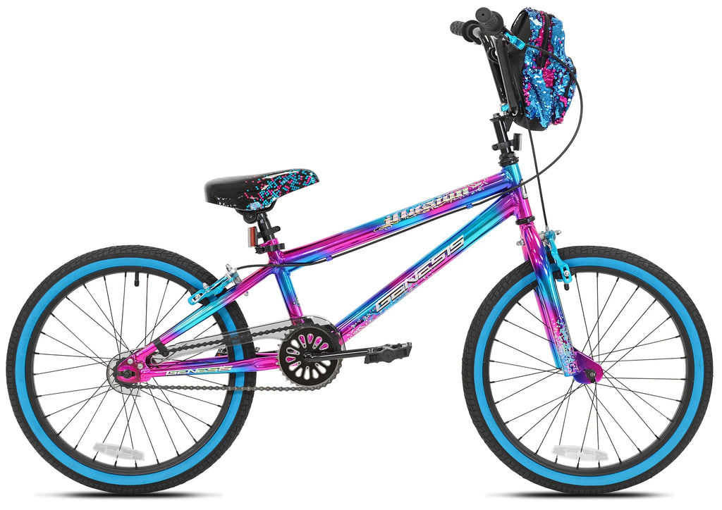 2026 New20" Illusion Girls Bike, Blue/Purple