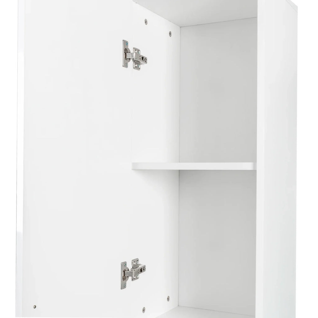 2026 NewSlim Tall Storage Cabinet,Pantry Cabinet with Doors Shelves Small Space for Kitchen Living Room Bathroom
