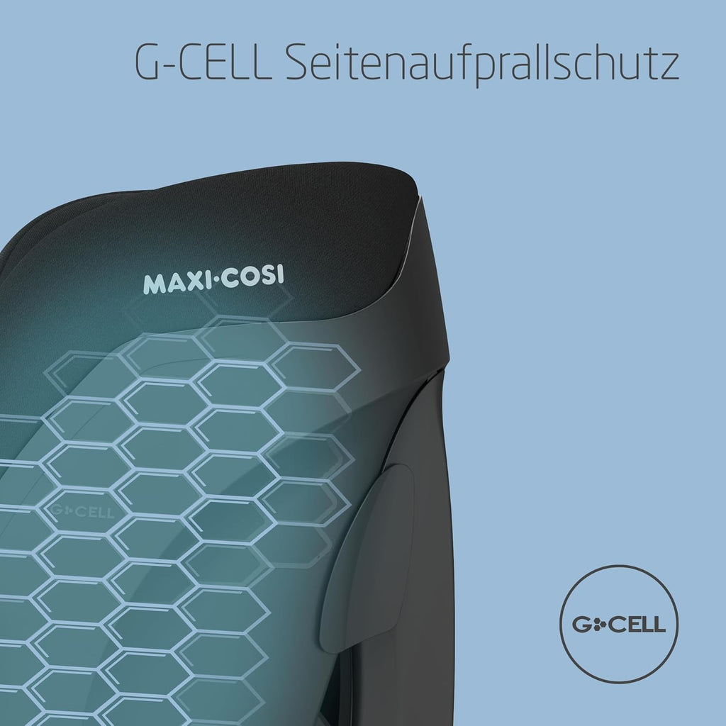 2026 Silla de coche convertible Maxi-Cosi Titan S Comfort i-Size, tejidos transpirables y confortables, de 15 meses a 12 años (76–150 cm), sistema ISOFIX, 5 posiciones de asiento y 13 posiciones de reposacabezas, color negro auténtico.