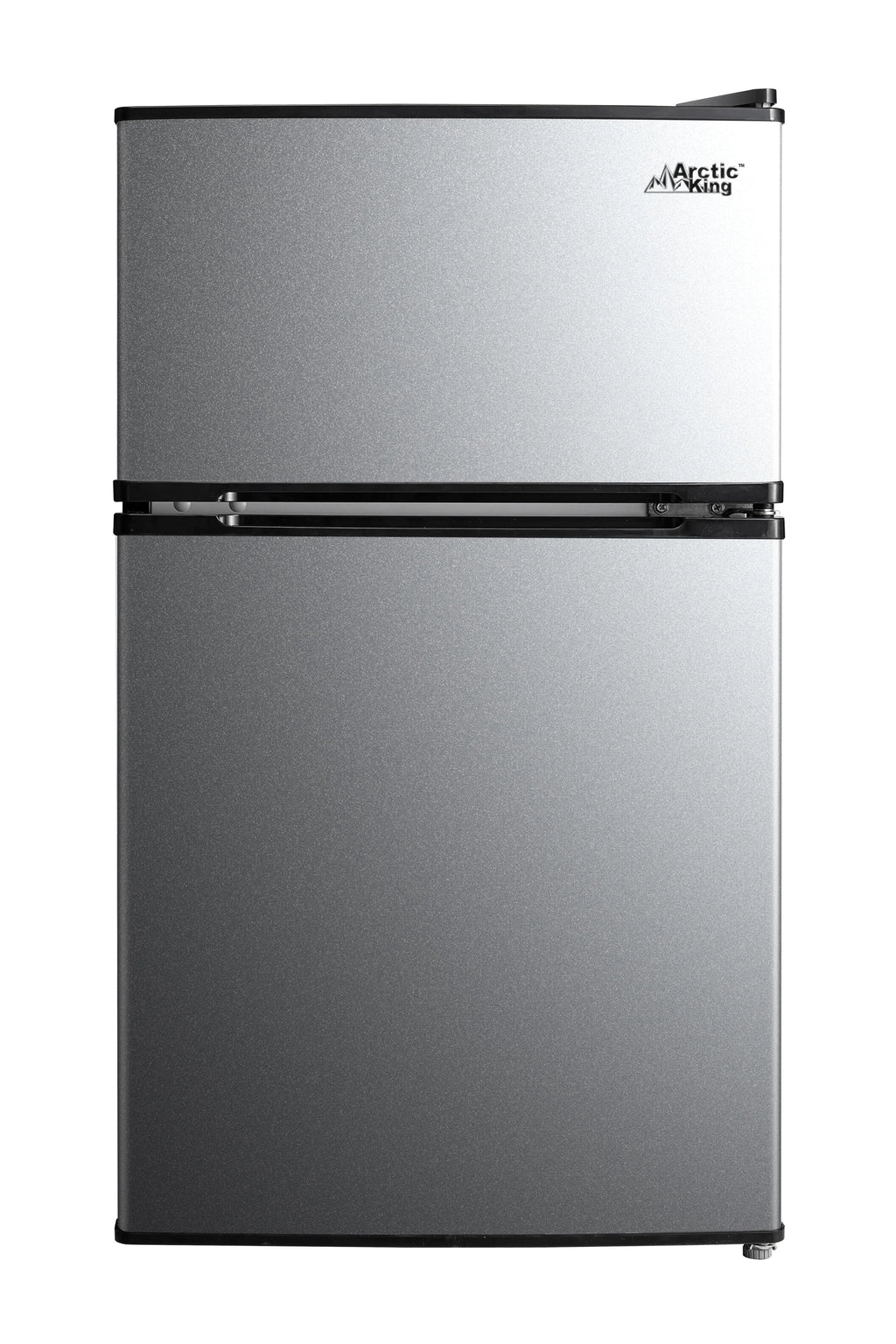 2026 NewArctic King 3.2 Cu ft Two Door Mini Fridge with Freezer, Stainless Steel, E-Star, ARM32D5ASL