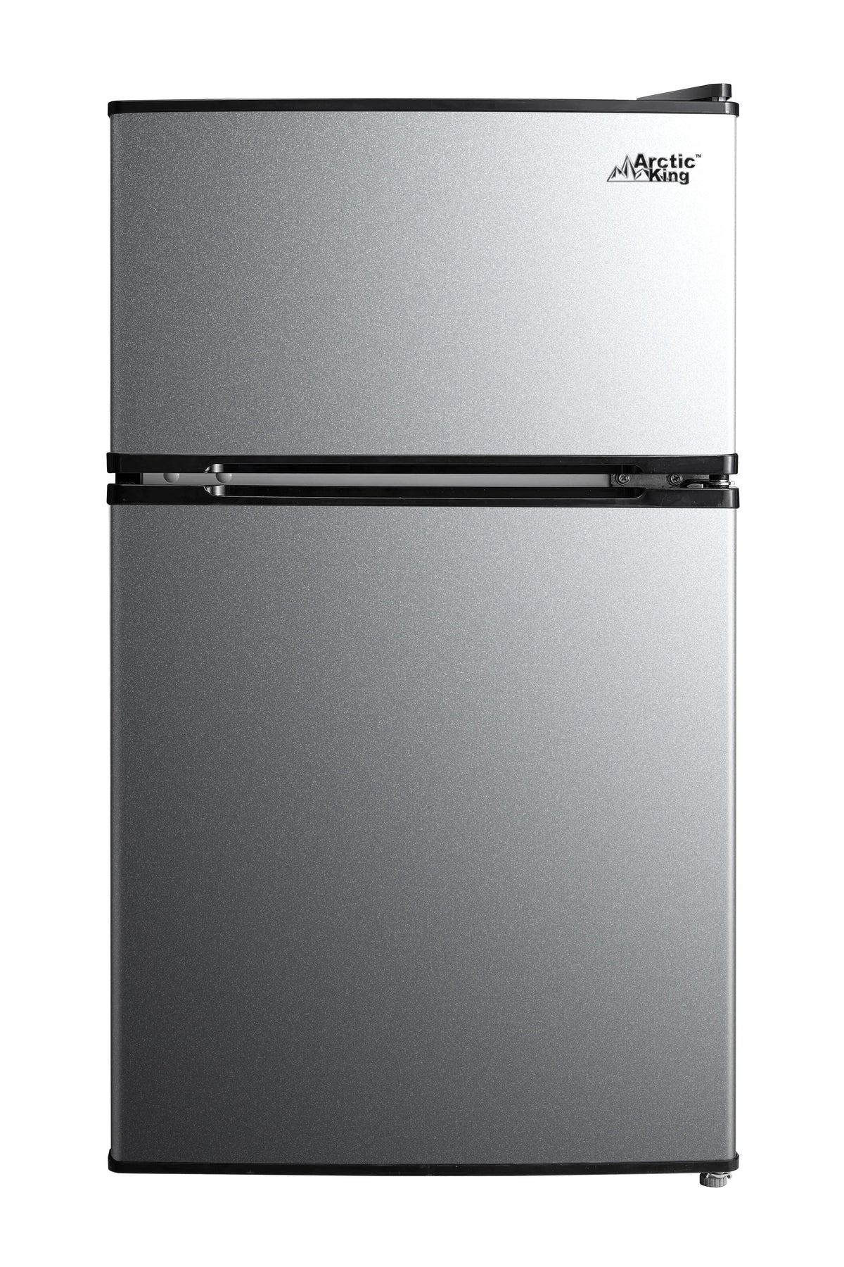2026 NewArctic King 3.2 Cu ft Two Door Mini Fridge with Freezer, Stainless Steel, E-Star, ARM32D5ASL