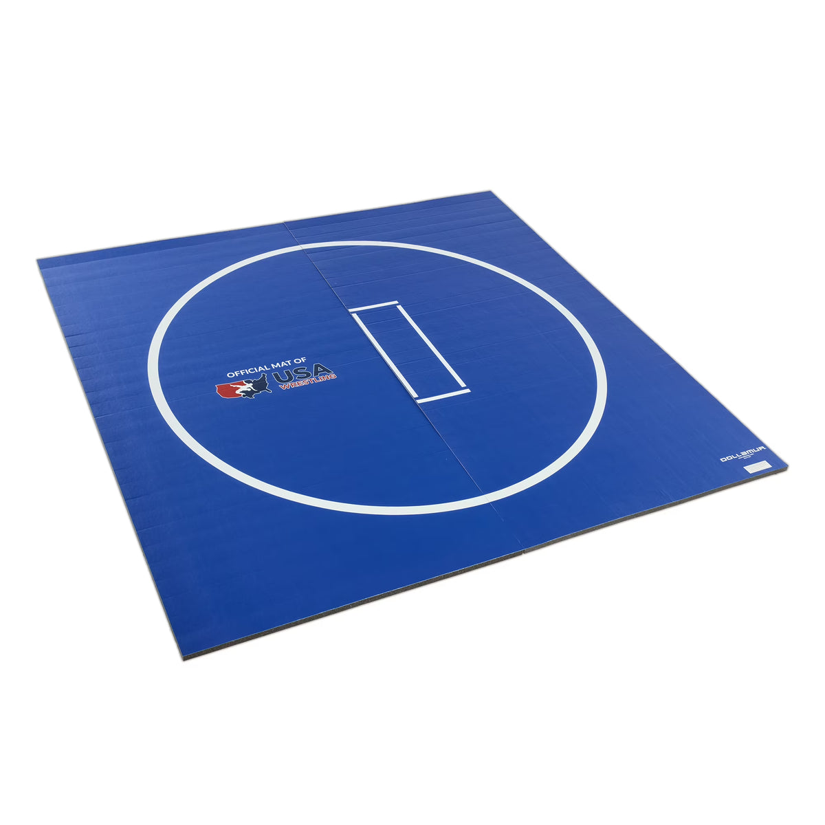 2026 NewDollamur 10'x10' Wrestling Mat, Black, Gymnastics, with Circles