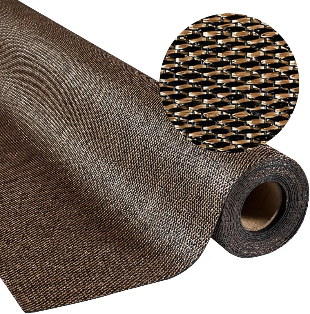 2026 Alfombra vinílica Premium de tejido trenzado de alta gama Marrón 200x290 cm