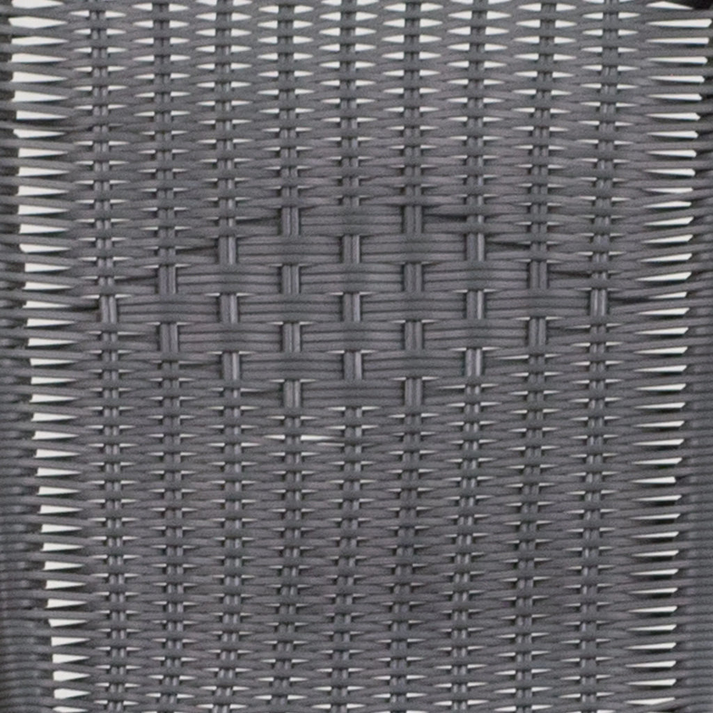 2026 NewEmma + Oliver Indoor/Outdoor Stacking Rattan Restaurant Patio Chairs, Set of 2, Gray