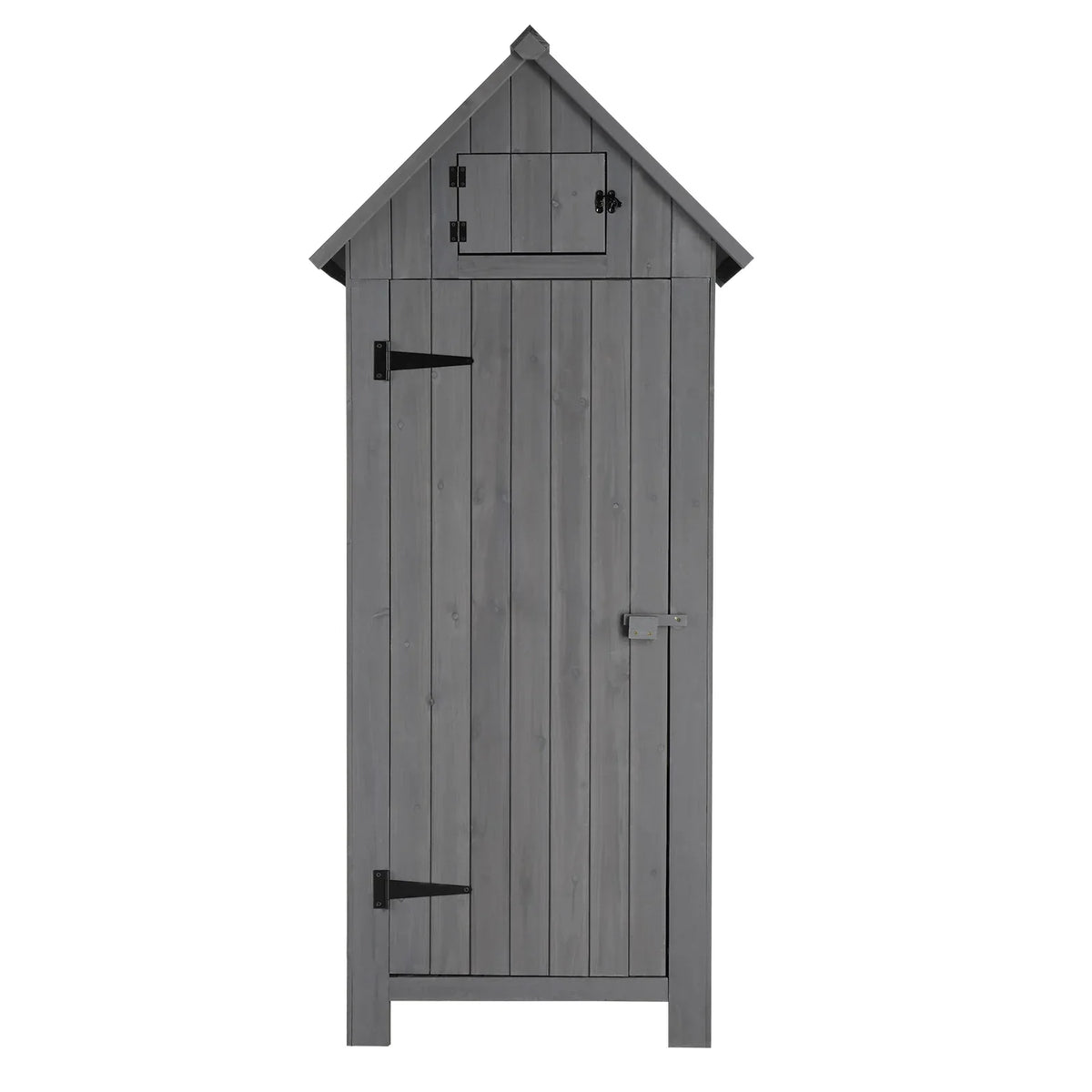 2026 NewiTopRoad 70in Outdoor Storage Shed for Garden Tools, Wooden Patio Shed Lockers