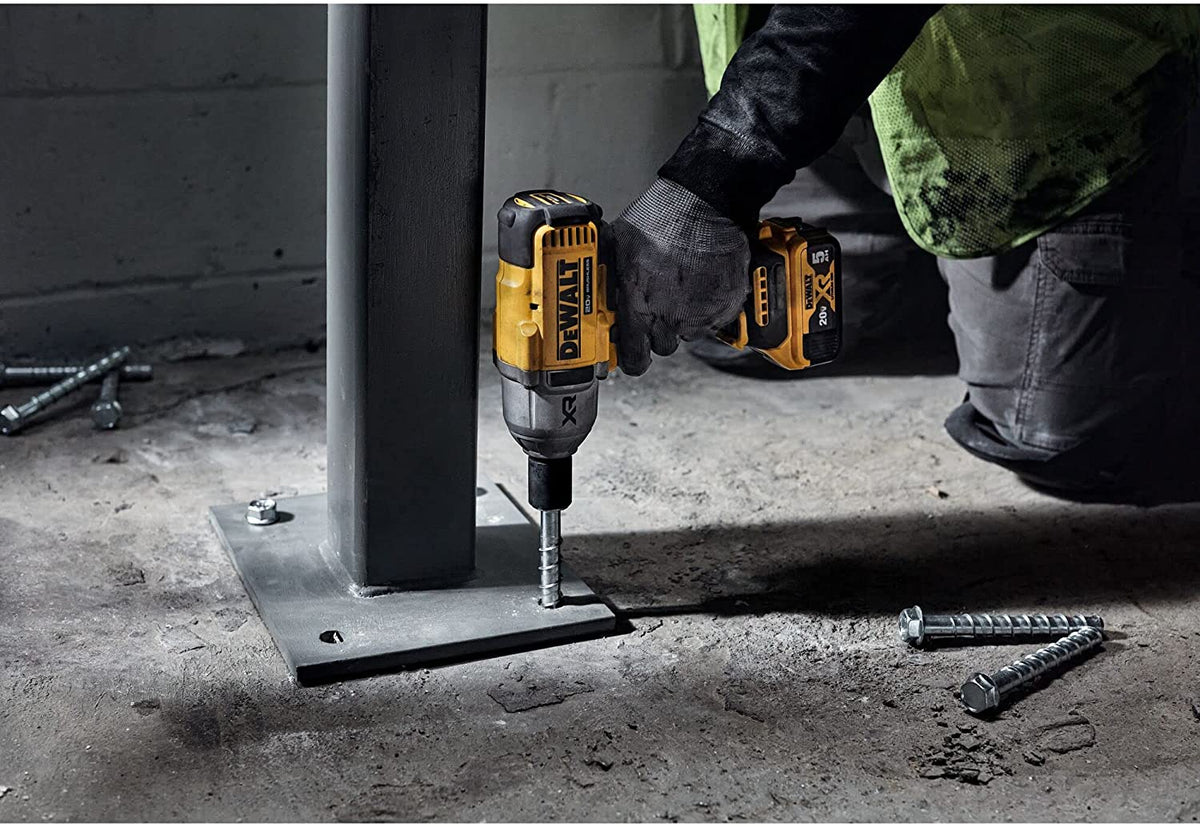 2026 NewDEWALT 20V MAX XR 1/2" High Torque Impact Wrench with Hog Ring Anvil Kit (DCF900P1)