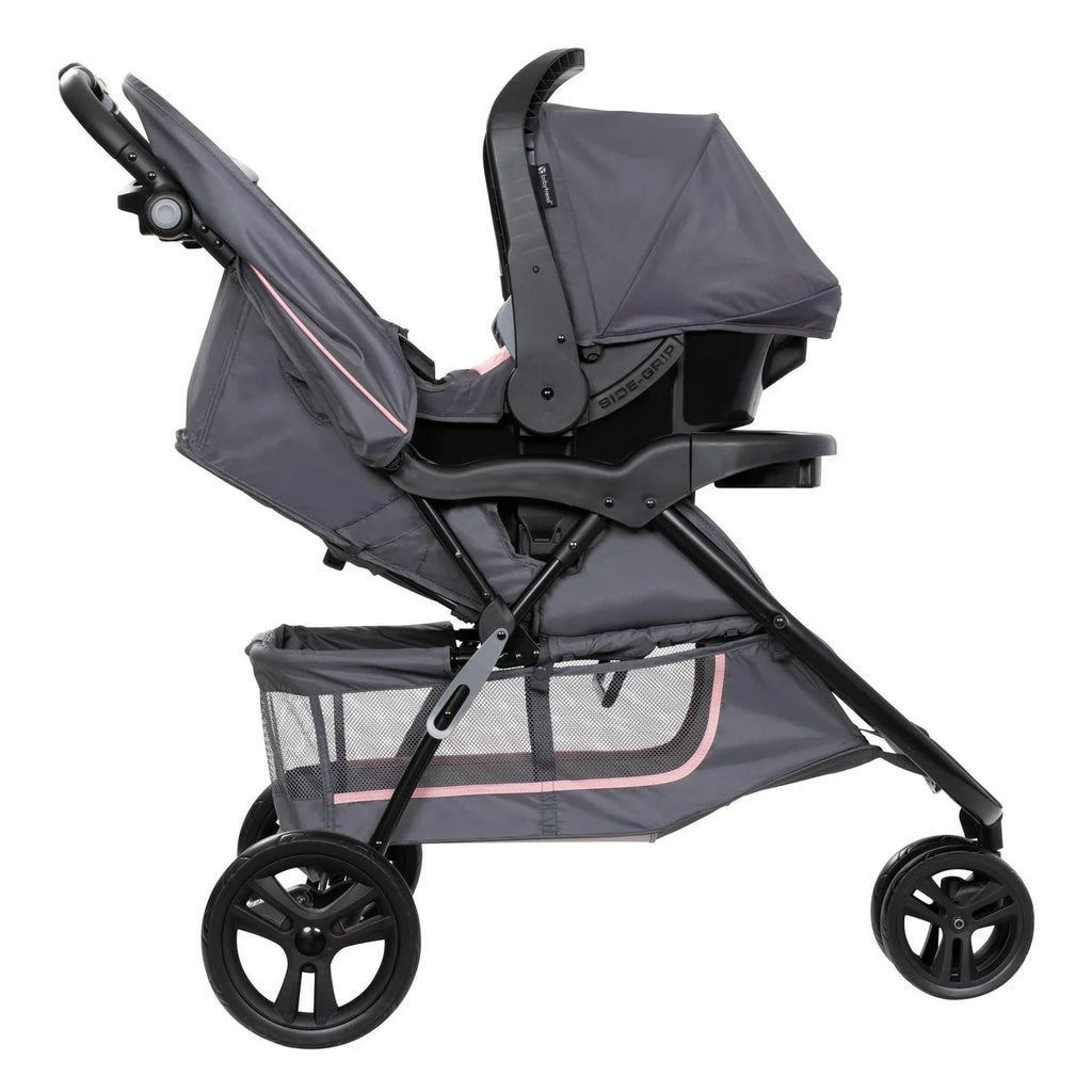 2026 NewBaby Trend EZ Ride Travel System Stroller - Pink Flamingo