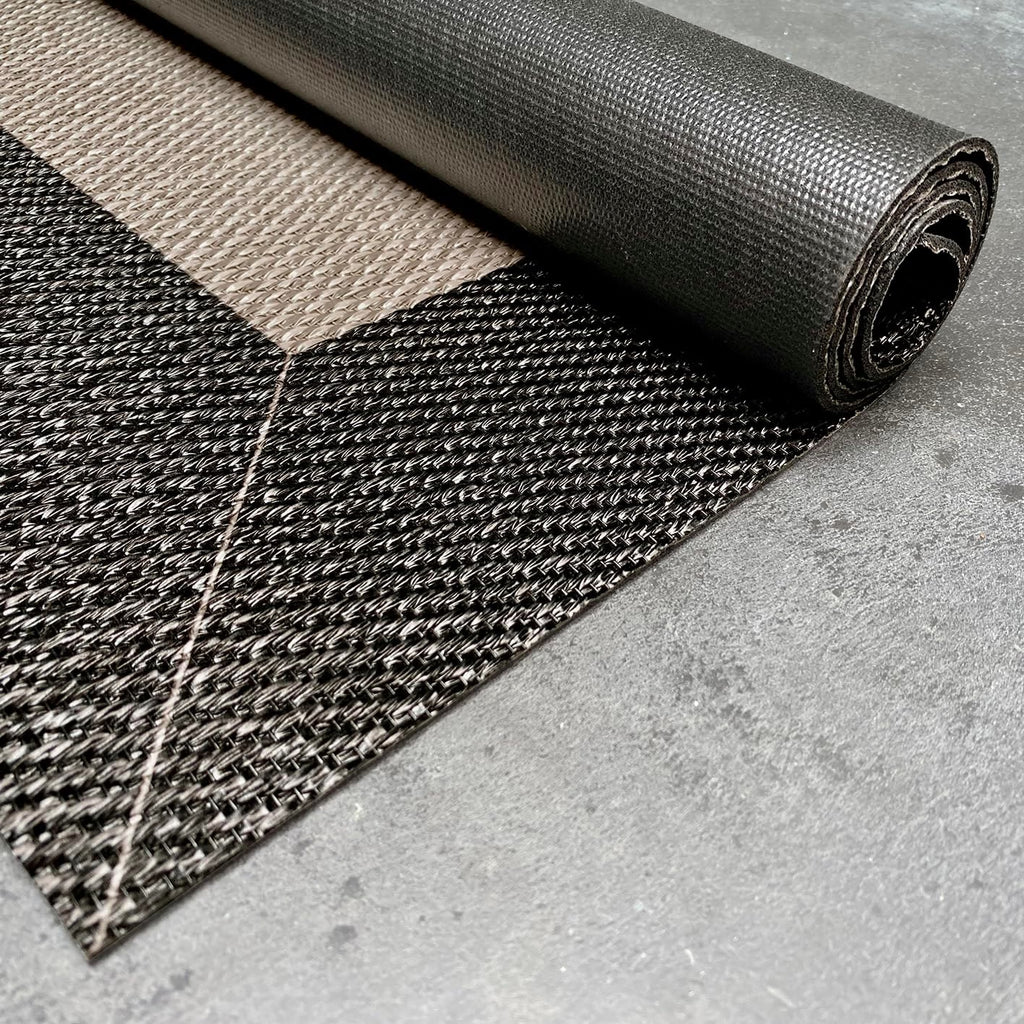 2026 Alfombra vinílica Premium de tejido trenzado de alta gama Marrón 200x290 cm