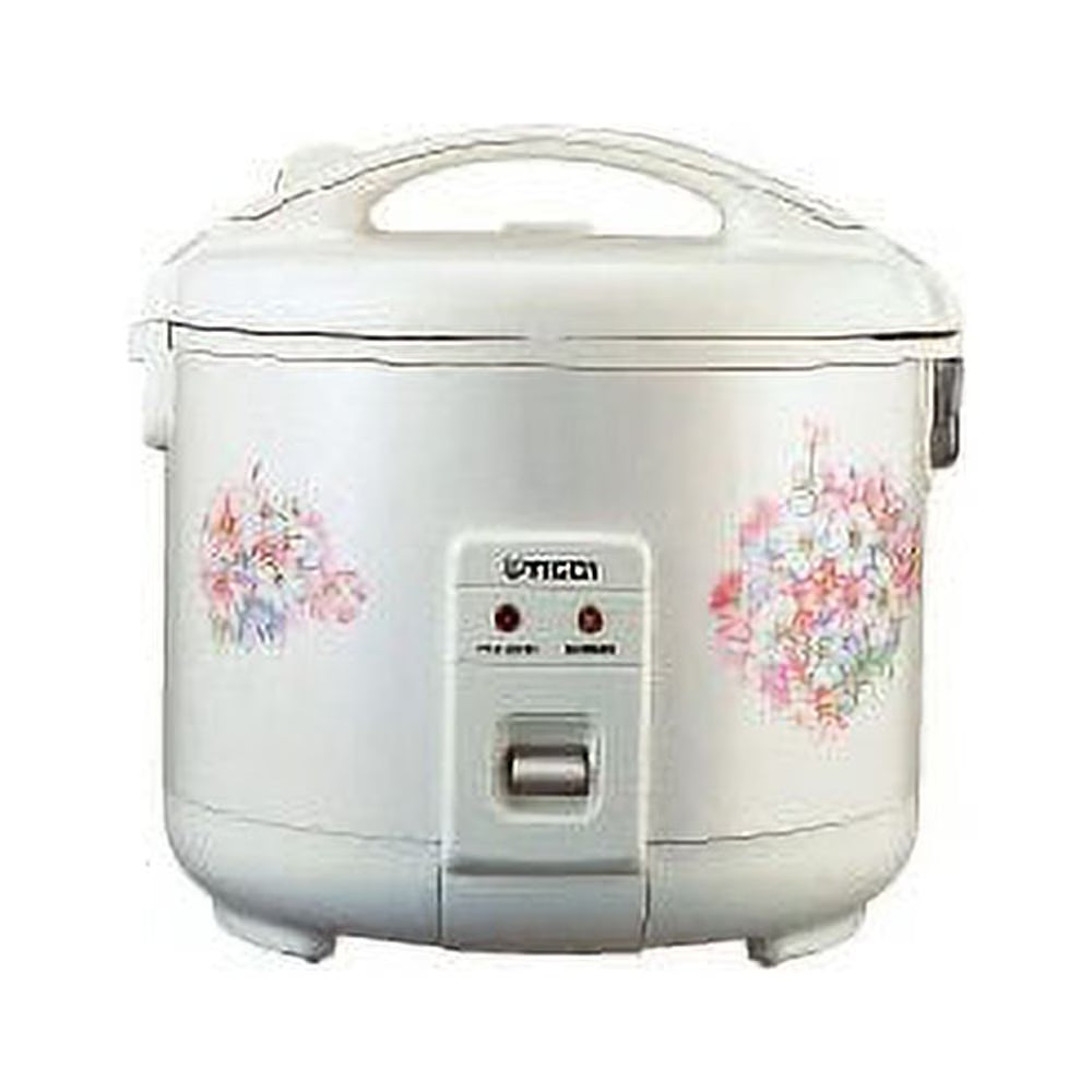 2026 NewTiger JNP-1800 10-Cup Electric Rice Cooker, Floral White - Pure Flower Design