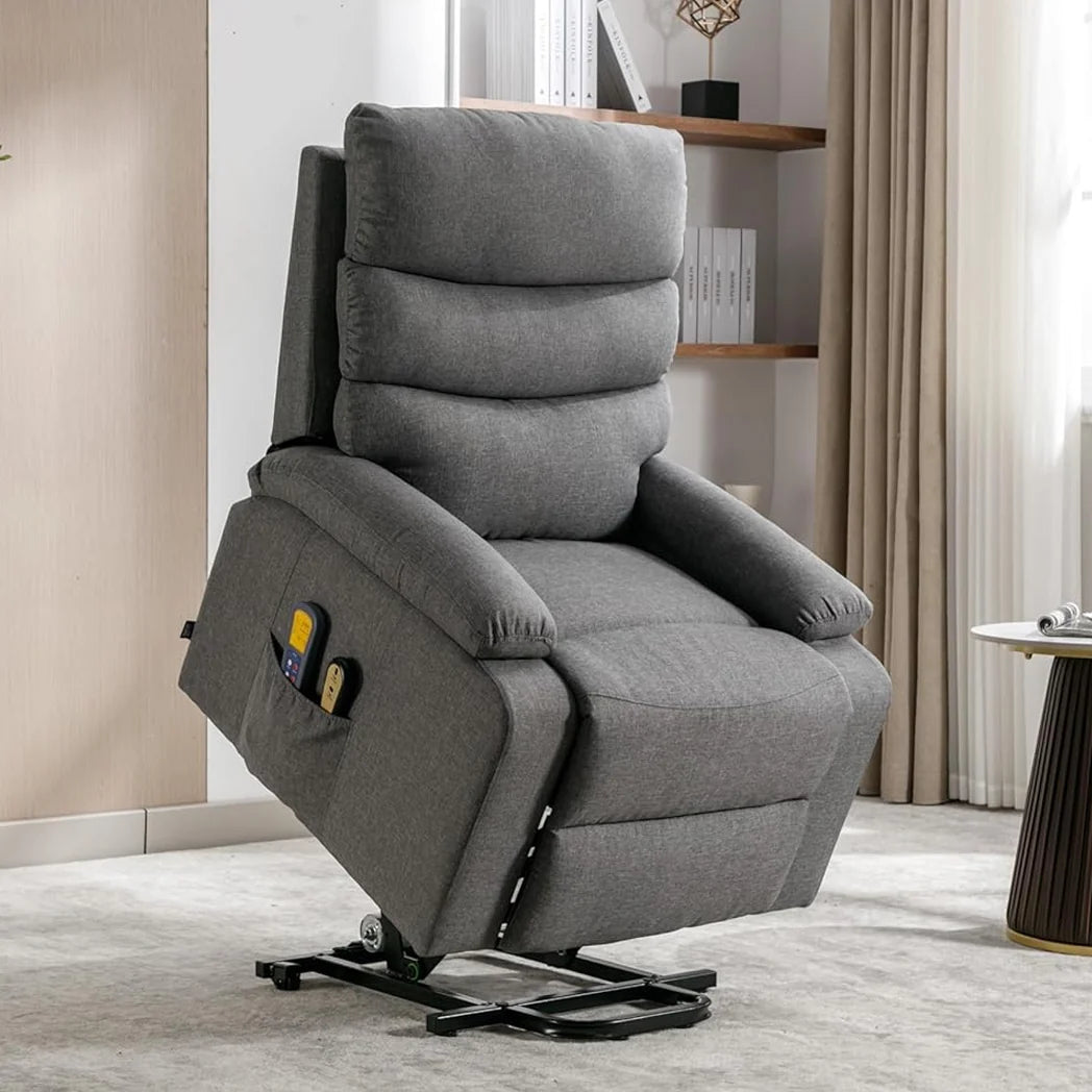 2026 Sillón Eléctrico Levanta Personas Reclinable con MASAJE
