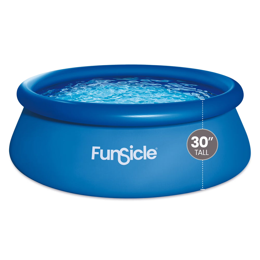 2026 NewFunsicle 8 ft QuickSet Above Ground Swimming Pool, Round, Age 6 & up