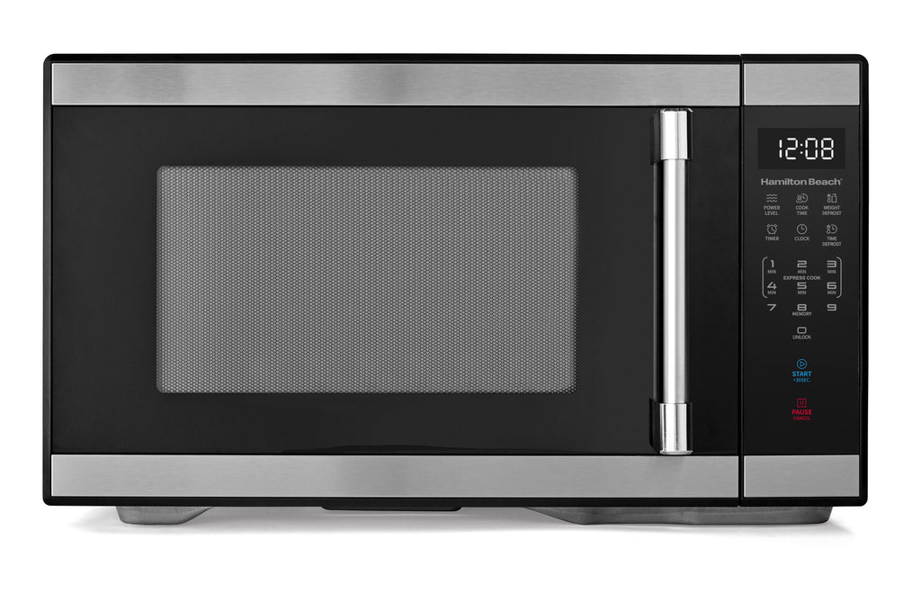 2026 NewHamilton Beach 1.1 cu ft Countertop Microwave Oven, Black and Stainless Steel