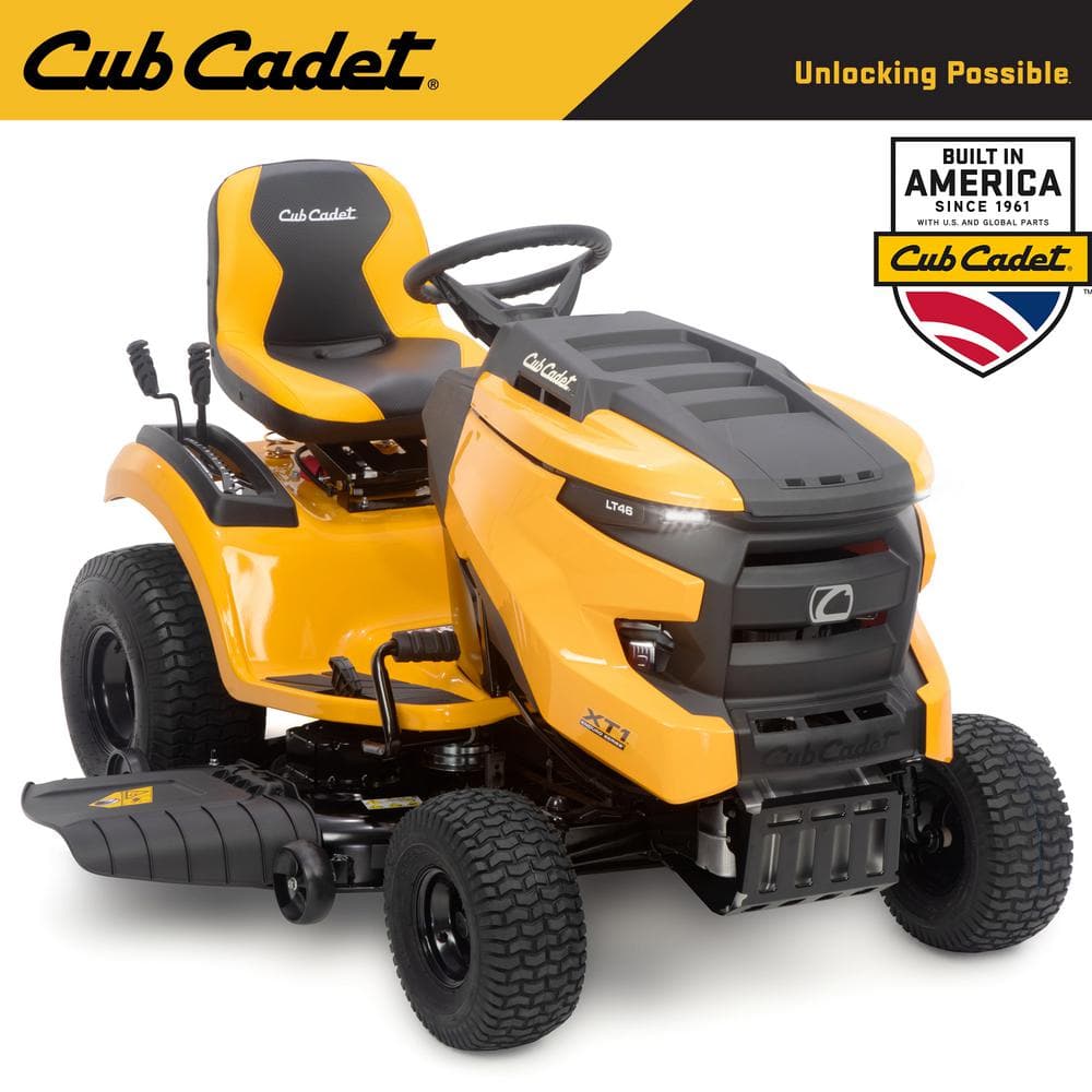 2026 Tractor cortacésped autopropulsado a gasolina XT1 Enduro LT de 46 pulgadas, 23 HP, motor V-Twin Kohler Serie 7000, transmisión hidrostática.