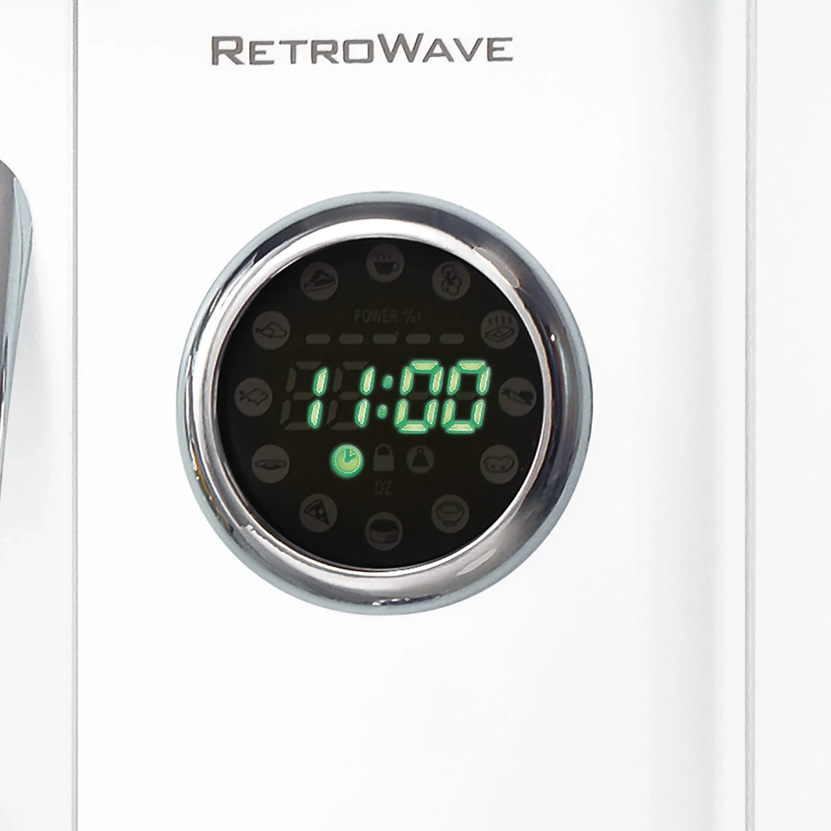2026 NewNostalgia Retro Microwave for Countertop 0.9 cu ft Vintage Microwave, Ivory
