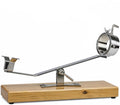 2026 FERRETERIA LEPANTO Jamonero Basculante Giratorio, Future Soporte jamonero con Base Madera Color Negro para Jamones y Paletillas.