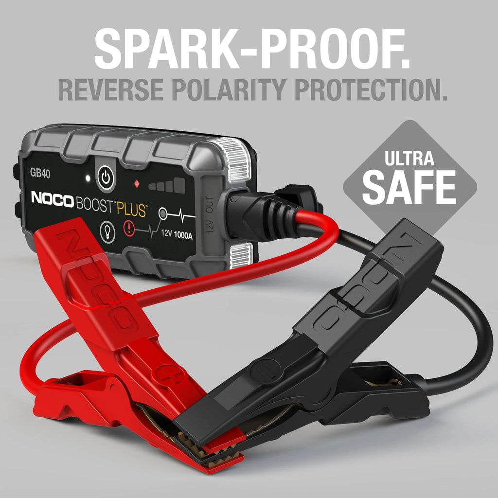 2026 NewNOCO Boost Plus GB40 1000A 12V UltraSafe Portable Lithium Jump Starter