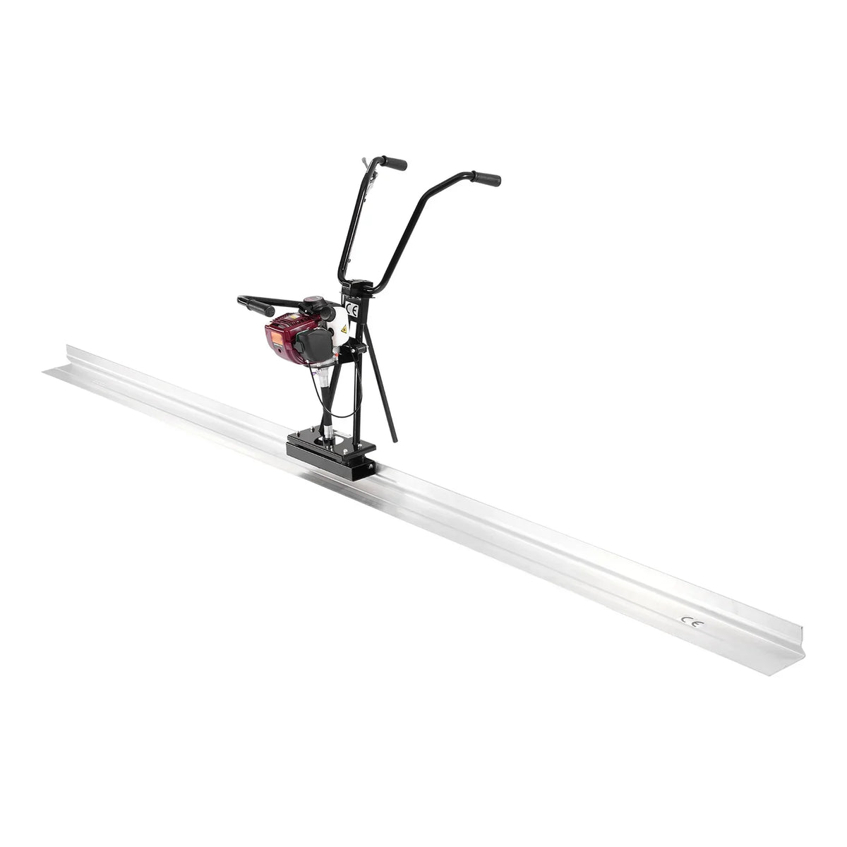 2026 NewKFFKFF Concrete Power Screed with 4 ft Aluminum Board, Cement Finishing Vibrating Motor, Adjustable Handles, and 6500RPM Efficiency