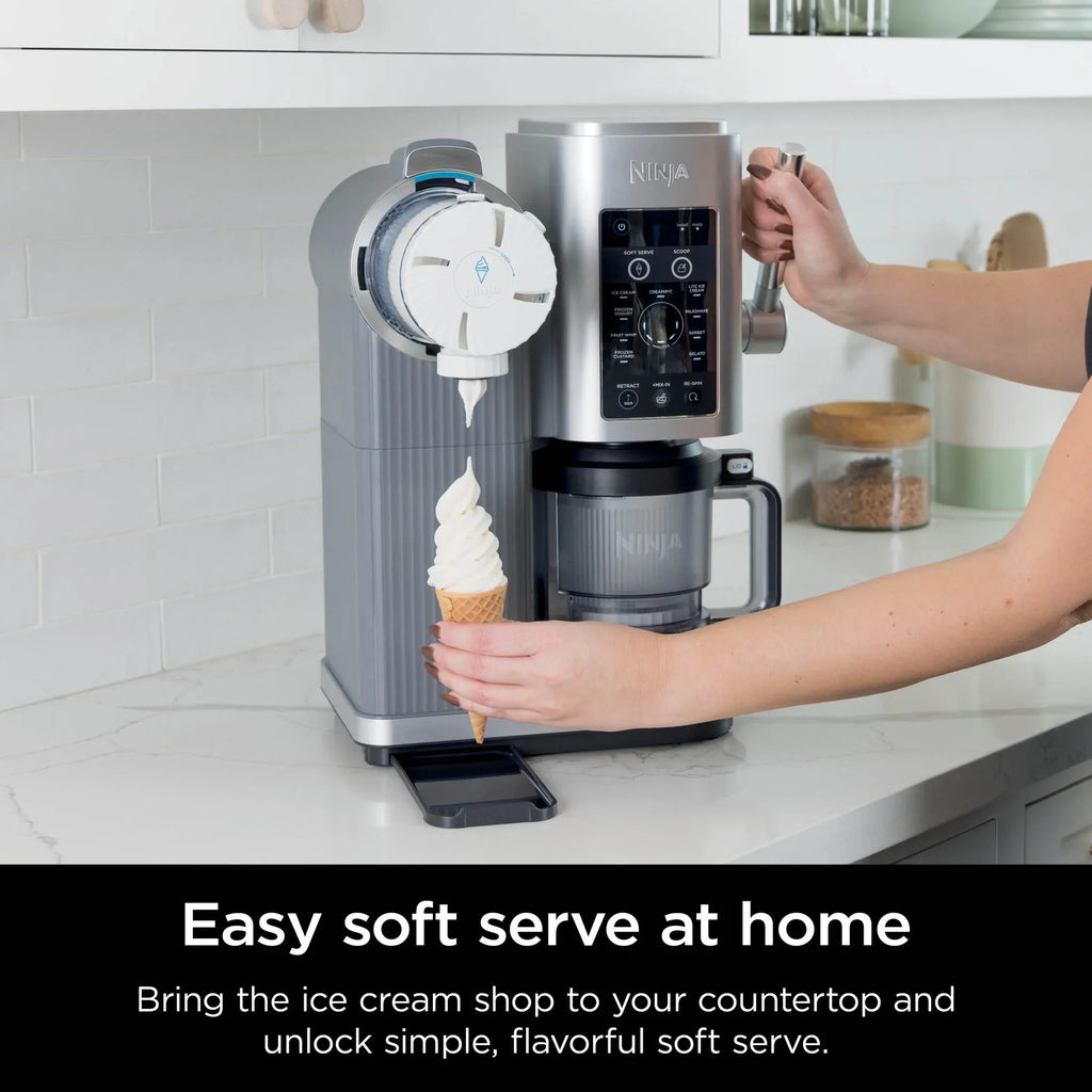 2026 NewNinja Swirl by CREAMi Soft Serve and Ice Cream Maker, 13 One-Touch Programs, NC701